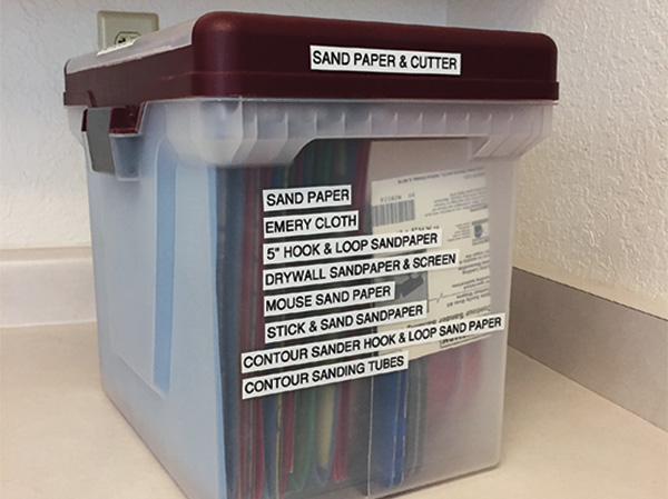 Handy Office Supply Sandpaper Sorter