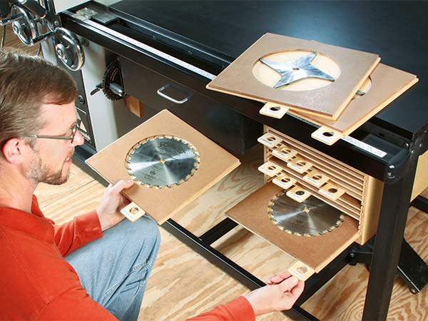 PROJECT: Table Saw Blade Organizer