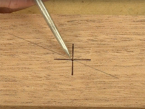 Locate Holes More Accurately with a Scratch Awl