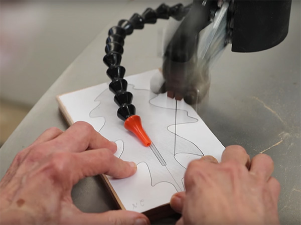 VIDEO: Cutting at an Angle with a Scroll Saw