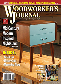 Woodworker’s Journal – September/October 2016