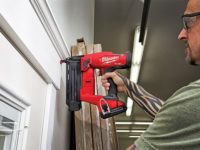 Milwaukee M18 Brad Nailer in Use