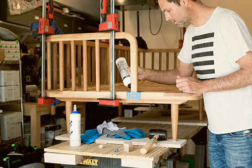 Gluing bench cut with Shaper Origin router