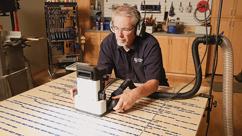 Moving Shaper Origin across table with tracking tape