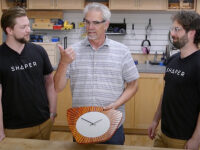 Rob Johnstone designs a clock with the Shaper Origin team