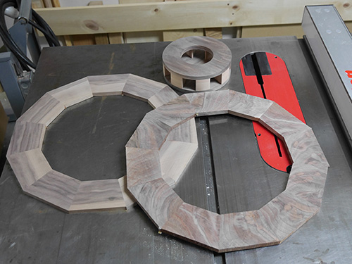 Ship wheel segmented rings