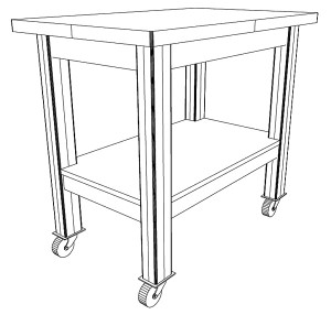 Shop Cart CAD