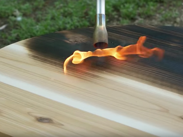 VIDEO: How to Apply Shou Sugi Ban Charred Wood Finish