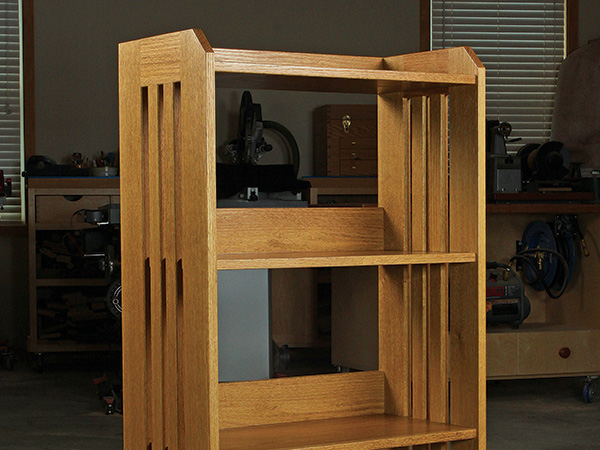 PROJECT: Classic Oak Bookcase Plan - Woodworking Blog 