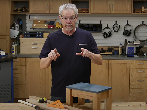 VIDEO: Making a Simple Step Stool