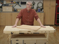 Rob Johnstone demonstrating Sjobergs Nordic workbench