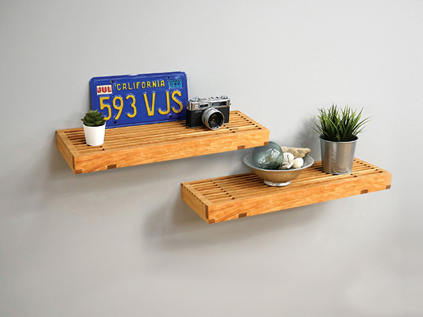 PROJECT: Slatted Cherry Shelf