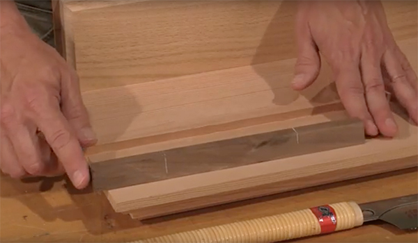 Using a Sliding Dovetail Rail to Secure Bookends
