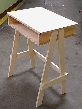 Simple desk building template