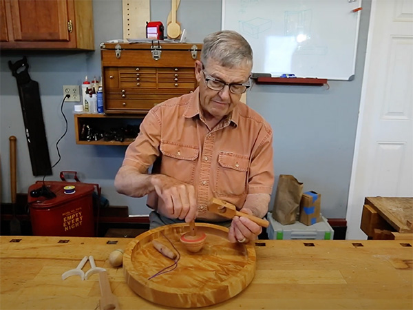 VIDEO: Spinning Turned Tops
