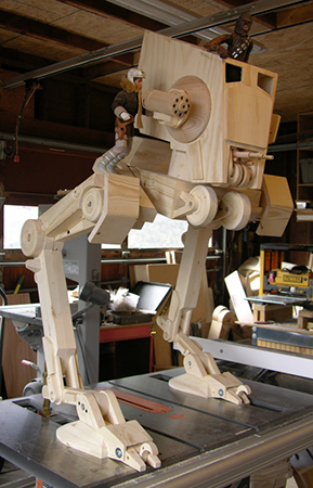 Toy Furniture and an AT-ST Walker - Woodworking Blog