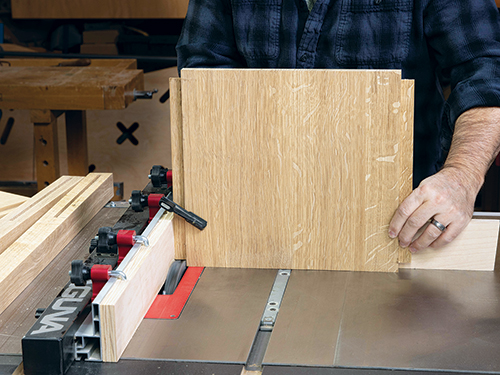 Cutting ends of side rail tenon