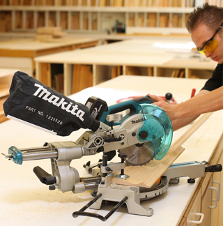 New Makita 18-volt Sliding Compound Miter Saw