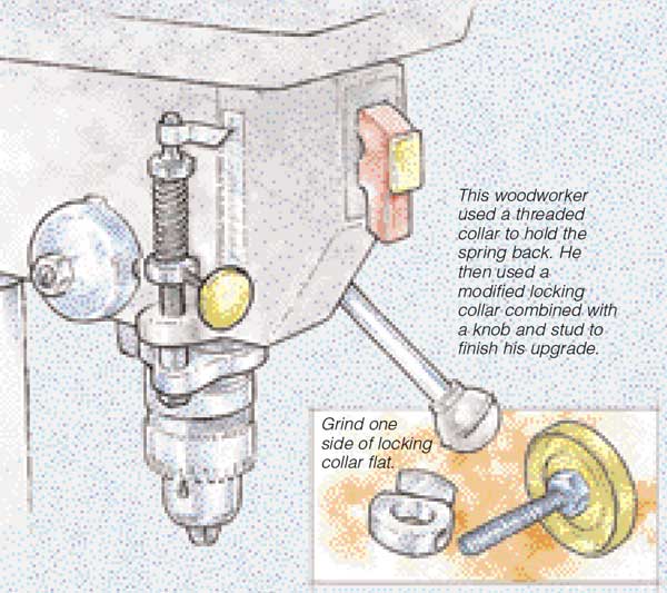 Better Depth Stop on Your Drill Press