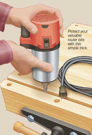 Freeing Stuck Router Bits