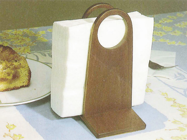 Shop-made napkin holder