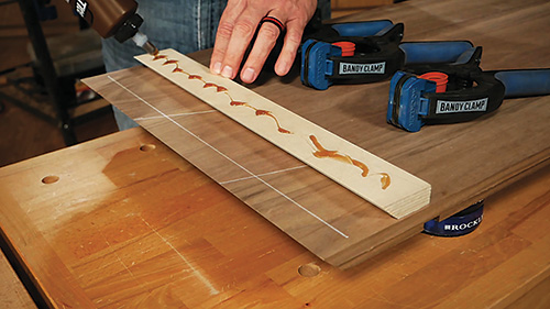Attaching plywood clamping cauls with hide glue