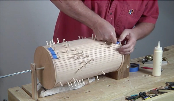 Making a Tambour-Style Drum for a Music Box