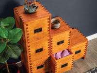Tansu-inspired chest of drawers