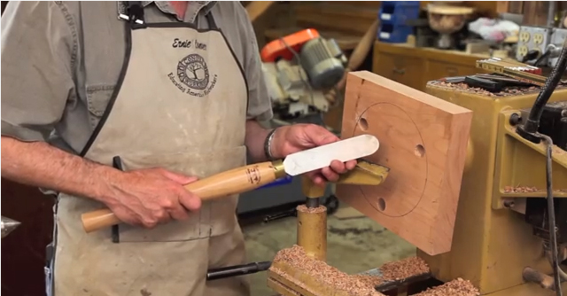 Turning a Three Leg Stool