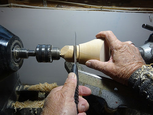 Creating tenon for mounting on base of box