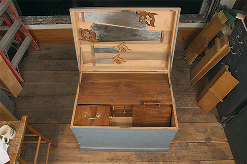 Tool chests stored inside another tool chest