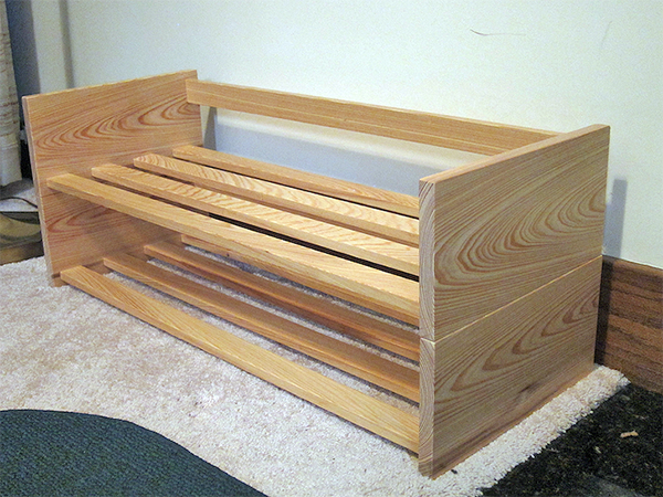 How to Make a DIY Shoe Rack with a Unique Finish 