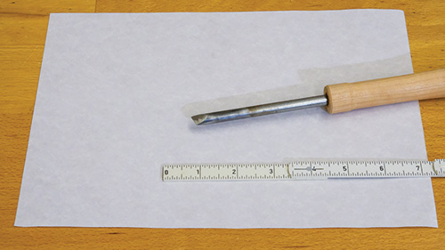 Round skew turning tool