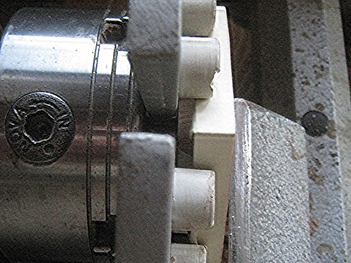Mount box lid in lathe with spacer
