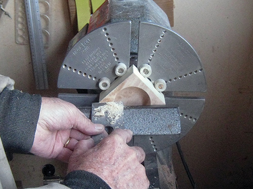 Refining box top shape with plane blade