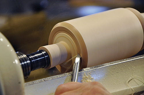 Cutting rim into the end of the mallet's head