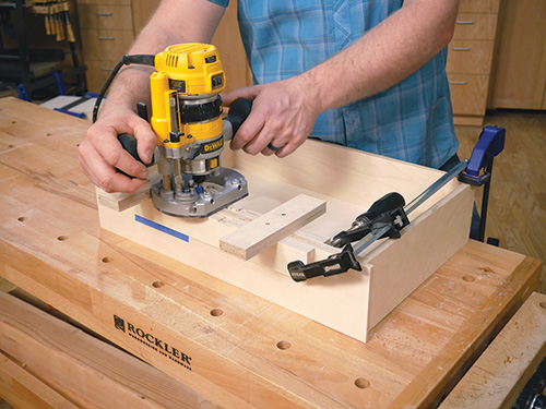 Rockler edge pull installation jig