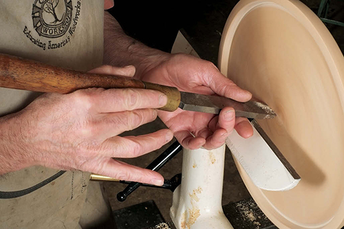 Burnishing a Bevel on a Scraper