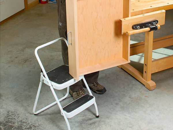 How to Get Some Use out of an Old Shop Step Stool