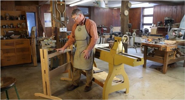 Using a Bench while Woodturning