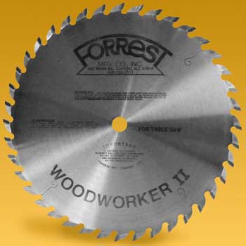 Forrest Square-Top Woodworker II Blades