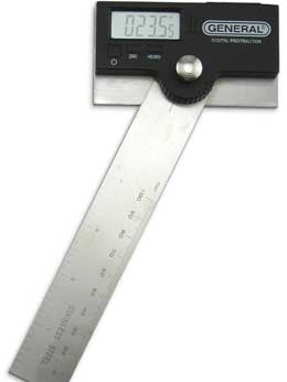 General Tools Pro-Angle 6” Stainless Steel Digital Protractor