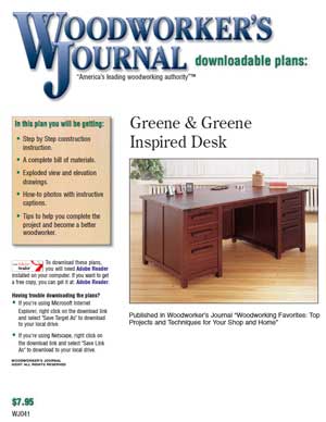 Woodworker’s Journal Premium Downloadable Plans