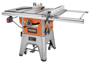 RIDGID® R4512 10″ Cast Iron Table Saw