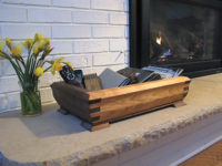 Walnut and cherry tray