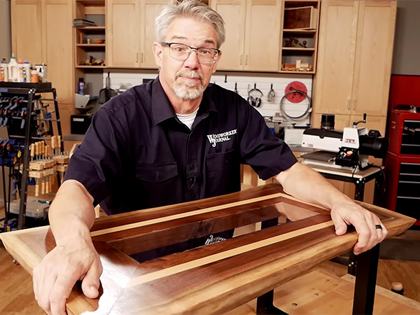 VIDEO: Walnut Live-Edge Continuous-Grain Coffee Table