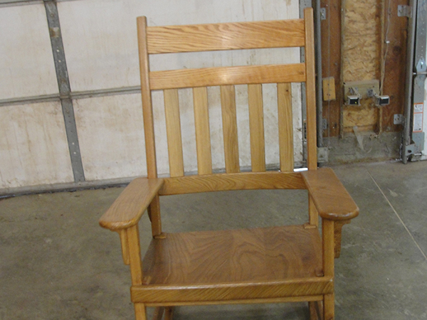 White Oak Rocking Chair