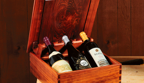 Wine bottle gift box
