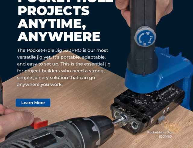 Build Pocket-hole Projects Anytime Anywhere with Kreg