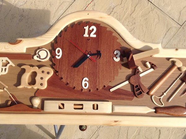 Tool Themed Workshop Clock